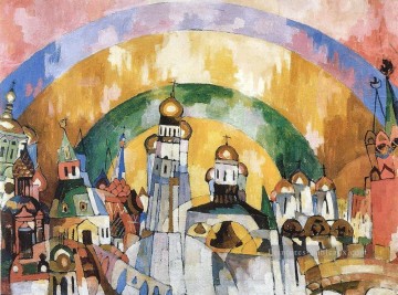  Île - nebozvon skybell 1919 Aristarkh Vasilevich Lentulov cubisme résumé